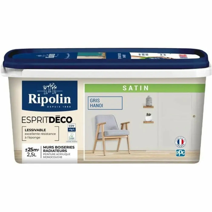 Акрилна боя Ripolin Сив Антрацит 250 ml