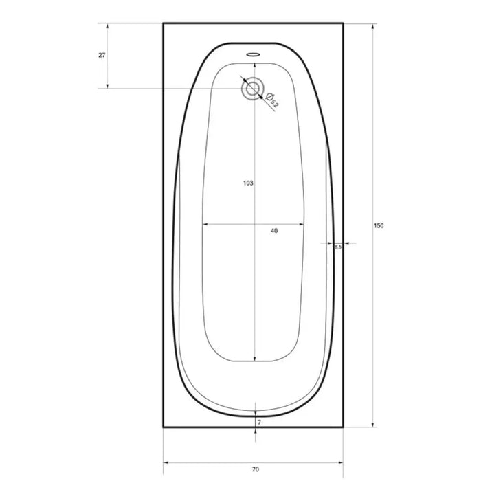 АКРИЛНА ВАНА SANOTECHNIK LINEA