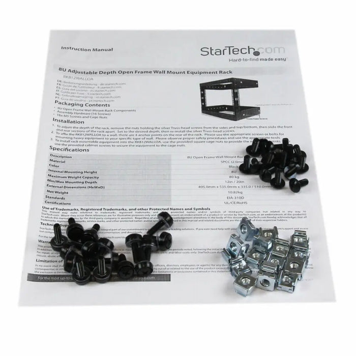 Аксесоари Startech RK812WALLO