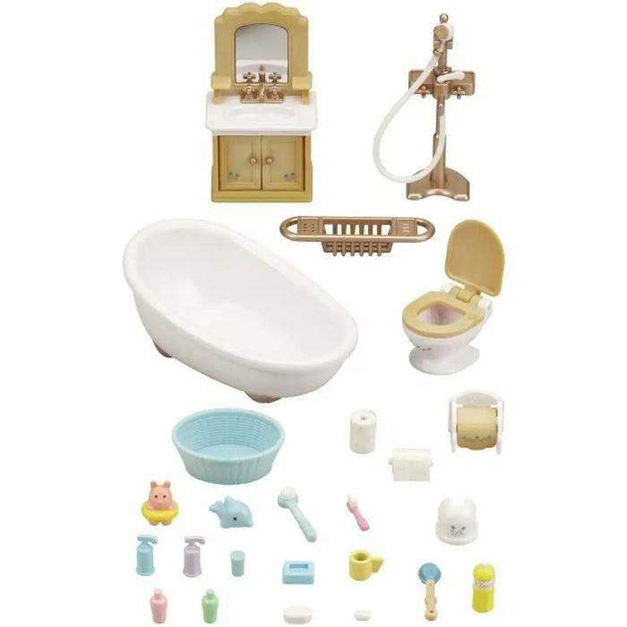 Аксесоари за Къща на Кукли Sylvanian Families Bathroom