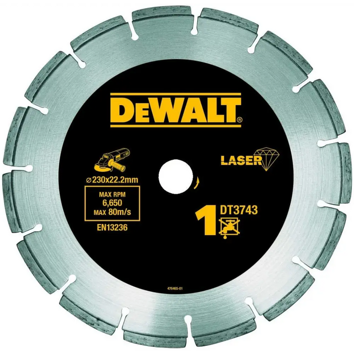 Аксесоар за ъглошлайф DeWALT DT3743-XJ Режещ диск