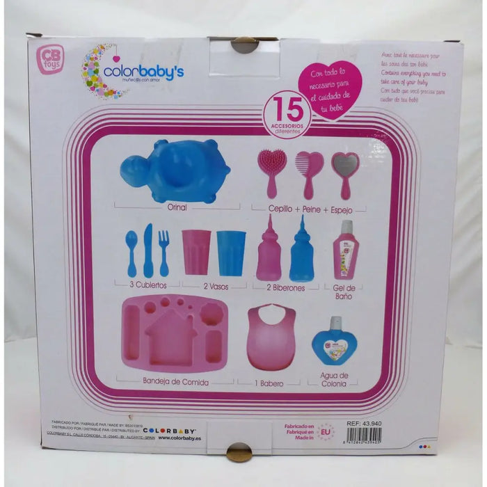 Аксесоари за кукли Colorbaby Кукла Бебе 15 Части 20 x 2 x