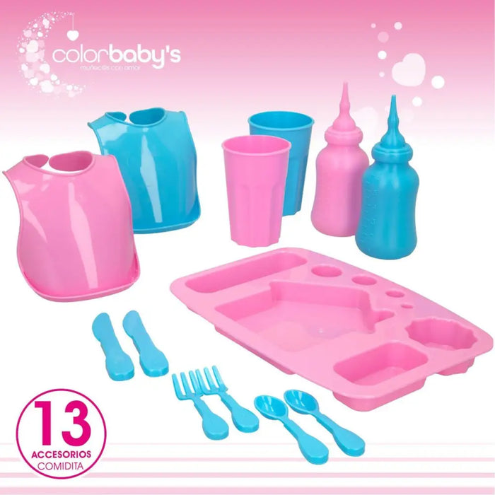 Аксесоари за кукли Colorbaby Кукла Бебе 20 Части 39 x 9,5 x