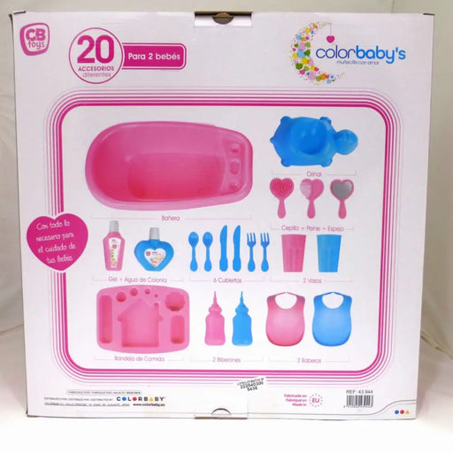 Аксесоари за кукли Colorbaby Кукла Бебе 20 Части 39 x 9,5 x