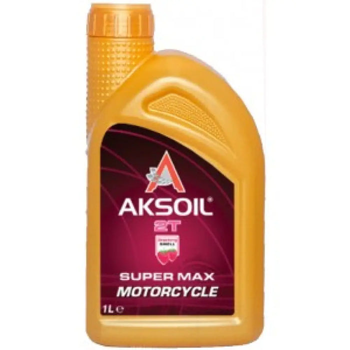 AKSOIL STRAWBERRY SCENTED SUPERMAX 2T 1L Moto