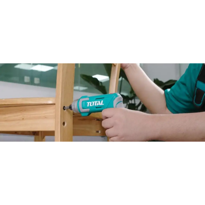 АКУМ. ОТВЕРТКА 1/4 8 V,6 NM,КУТИЯ TOTAL