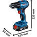 АКУМ. ВИНТОВЕРТ BOSCH GSR185LI SOLO