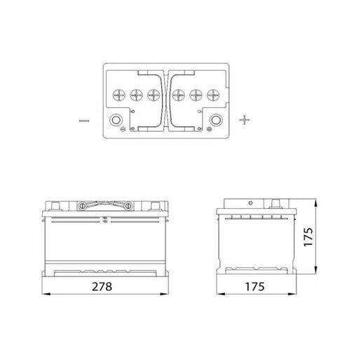 АКУМУЛАТОР SOLID PLUS 74 AH