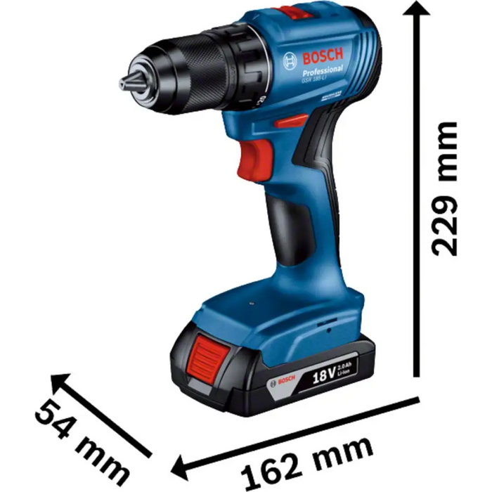 АКУМУЛАТОРЕН ВИНТОВЕРТ BOSCH GSR 185-LI