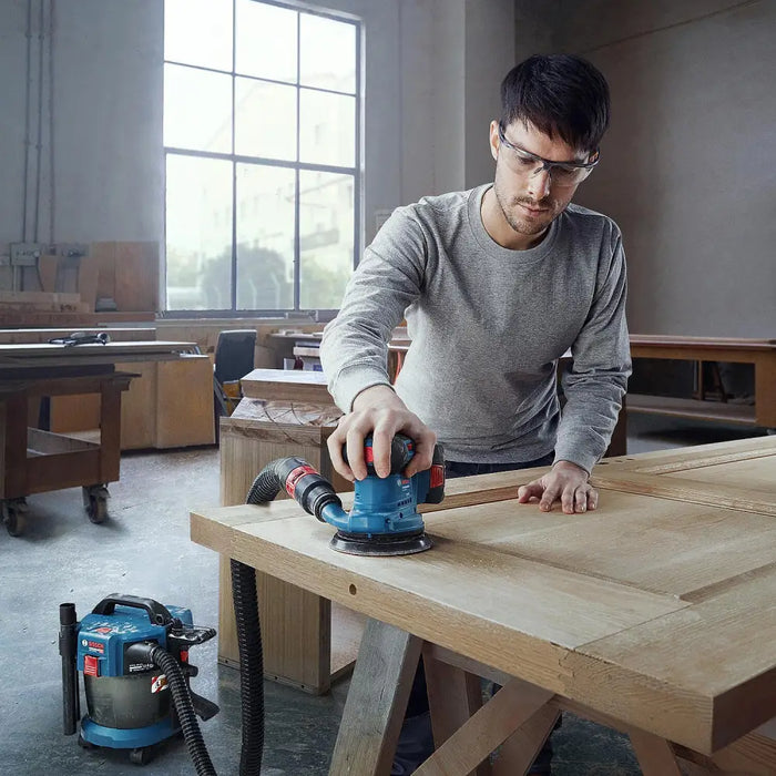 Акумулаторен ексцентършлайф BOSCH GEX 185 Solo Professional