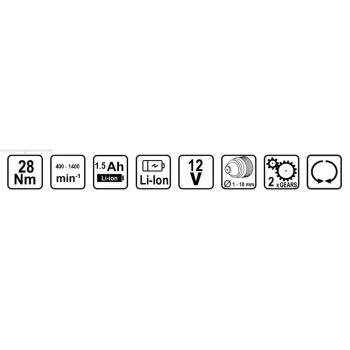 АКУМУЛАТОРЕН ВИНТОВЕРТ RDP-CDL27 12V