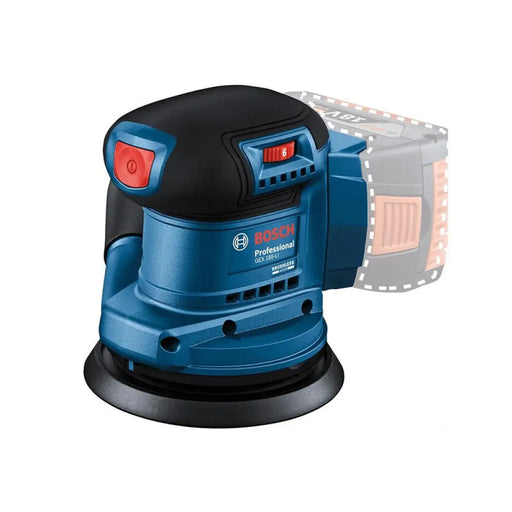 Акумулаторен ексцентършлайф BOSCH GEX 185 Solo Professional