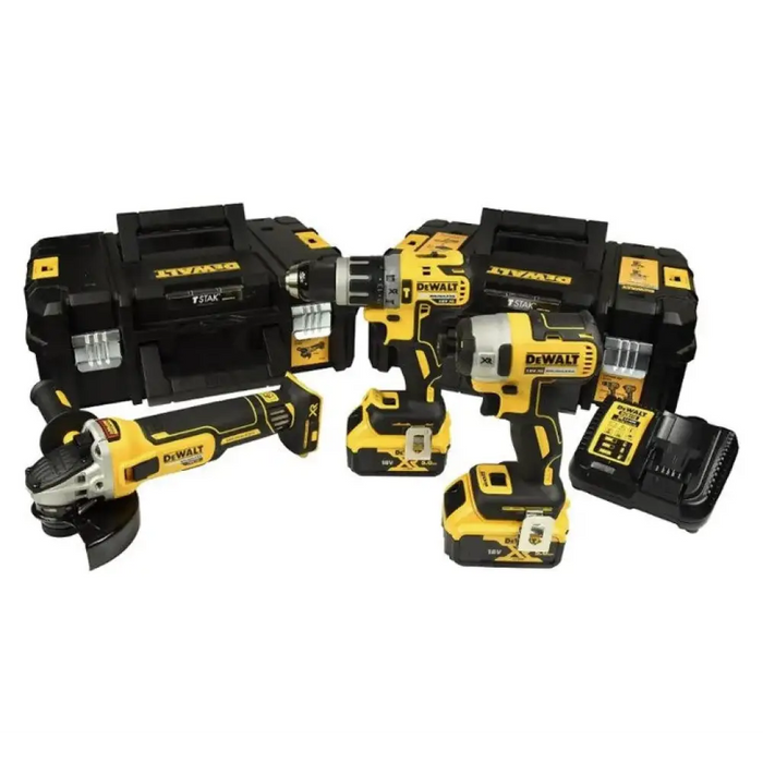 АКУМУЛАТОРЕН БЕЗЧЕТКОВ КОМПЛЕКТ DEWALT DCK384P2T-QW 18 V