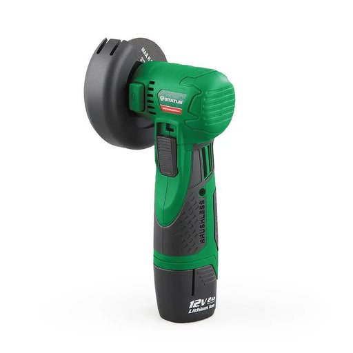 Акумулаторен безчетков мини ъглошлайф Status SH115E