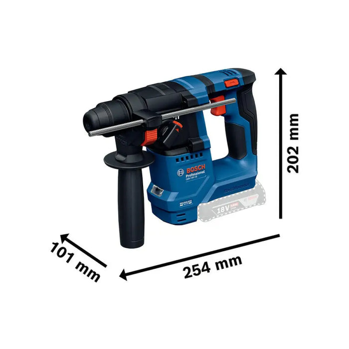 Акумулаторен безчетков перфоратор Bosch Blue GBH 18V-18 solo