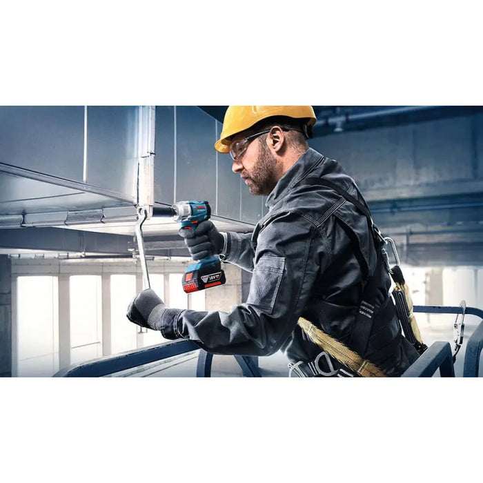 Акумулаторен безчетков ударен гайковерт Bosch Blue GDS