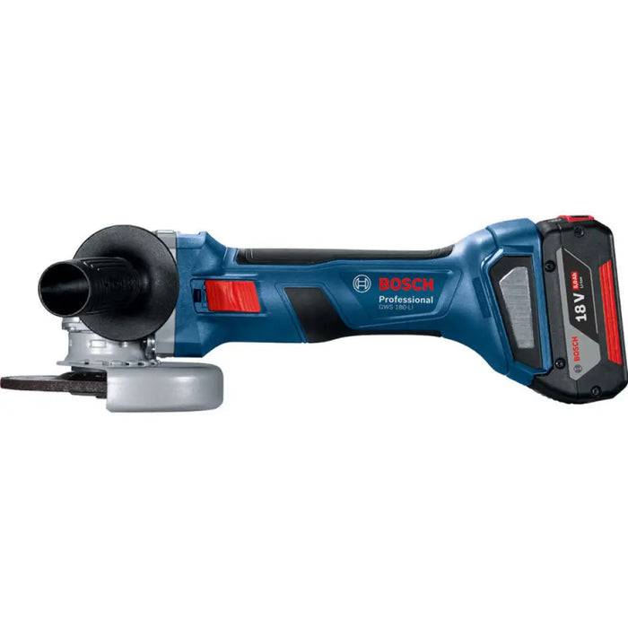 АКУМУЛАТОРЕН БЕЗЧЕТКОВ ЪГЛОШЛАЙФ BOSCH PROFESSIONAL GWS 180