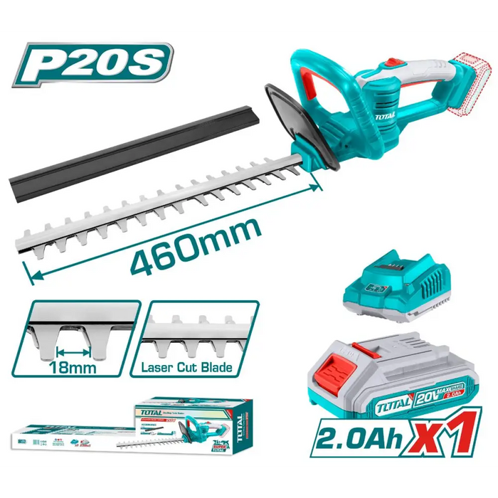 АКУМУЛАТОРЕН ХРАСТОРЕЗ TOTAL 46СМ 20V