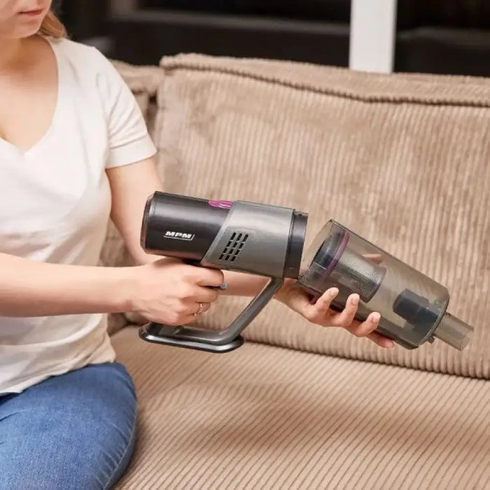 Акумулаторен изправен прахосмукачка MOD-70 Черно лилаво