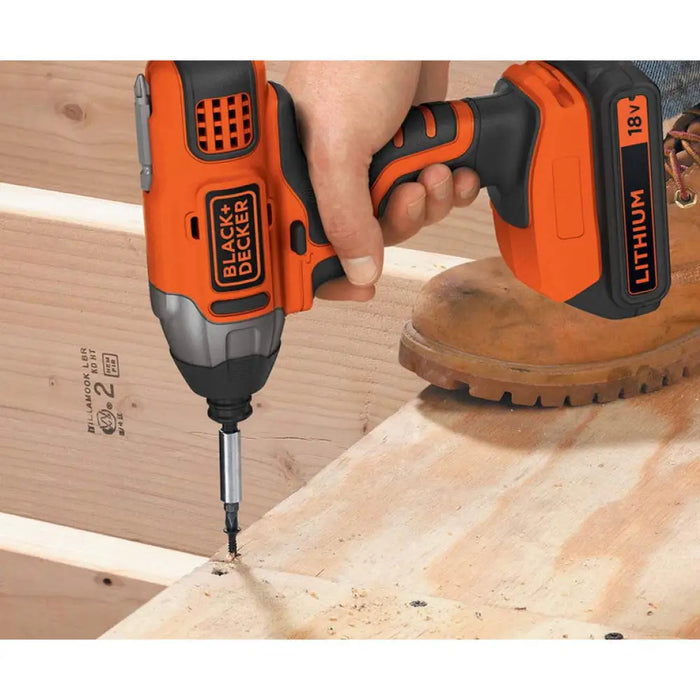 АКУМУЛАТОРЕН КОМПЛЕКТ BLACK&DECKER BCK21S1S QW 18 V БРОЙ