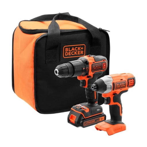 АКУМУЛАТОРЕН КОМПЛЕКТ BLACK&DECKER BCK21S1S QW 18 V БРОЙ