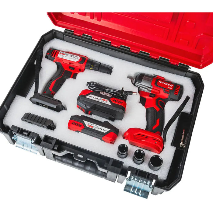 АКУМУЛАТОРЕН КОМПЛЕКТ RAIDER PRO RDP-PCD20&PBIW20 20 V БРОЙ