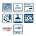 Акумулаторен прободен трион Bosch blue GST 185 Solo