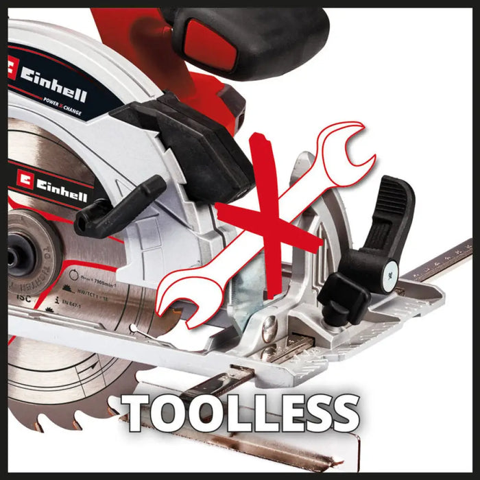 АКУМУЛАТОРЕН РЪЧЕН ЦИРКУЛЯР EINHELL TE-CS 18/165-1 Li