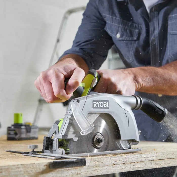 АКУМУЛАТОРЕН РЪЧЕН ЦИРКУЛЯР RYOBI R18CS-0