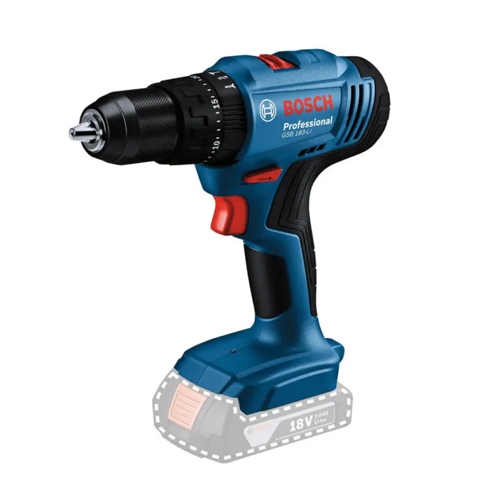 Акумулаторен ударен винтоверт Bosch Blue GSB 183 c 2x2Ah