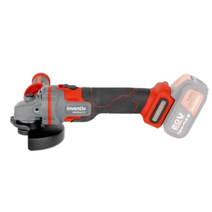 АКУМУЛАТОРЕН ЪГЛОШЛАЙФ 20V INVENTIV 125