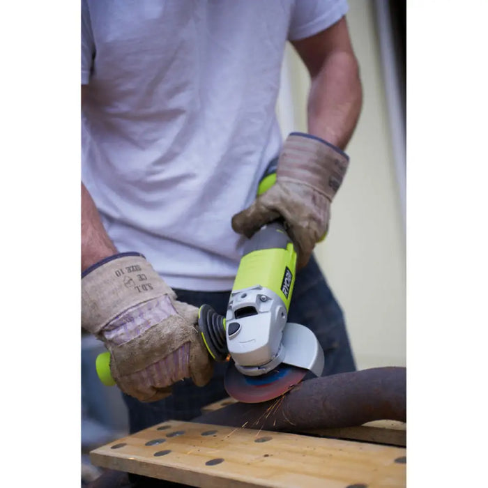 АКУМУЛАТОРЕН ЪГЛОШЛАЙФ RYOBI R18AG-0 18 V 115 мм БЕЗ