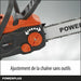 Акумулаторен верижен трион Powerplus 35 cm