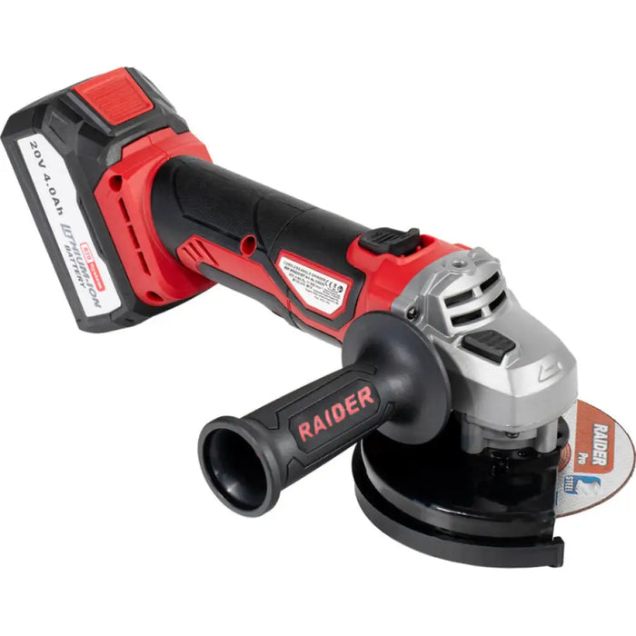АКУМУЛАТОРЕН ЪГЛОШЛАЙФ RAIDER PRO RDP-SPAG20 20 V 125 мм