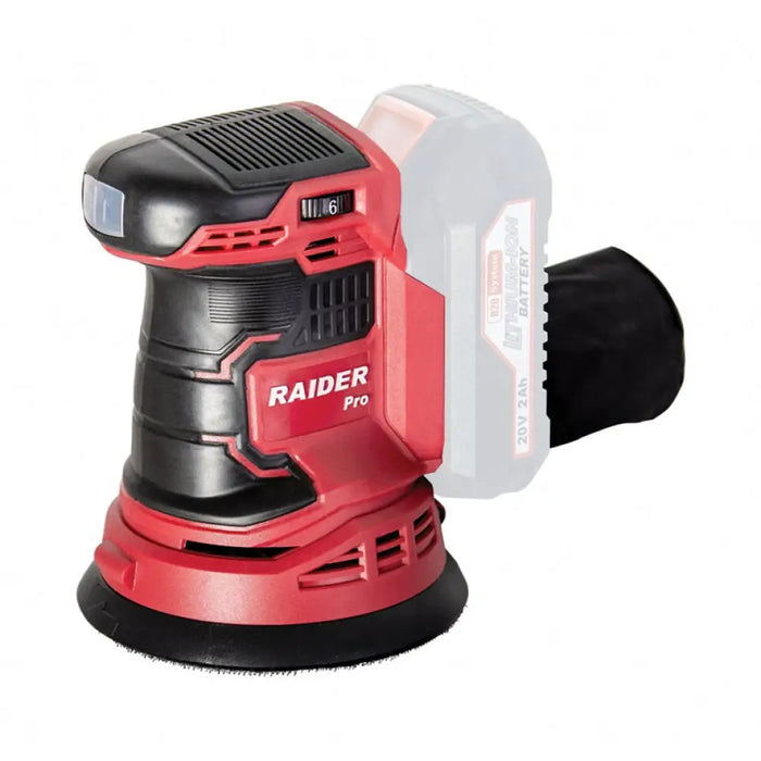 АКУМУЛАТОРЕН ЕКСЦЕНТЪРШЛАЙФ RAIDER PRO RDP-SRSA20 20 V 125