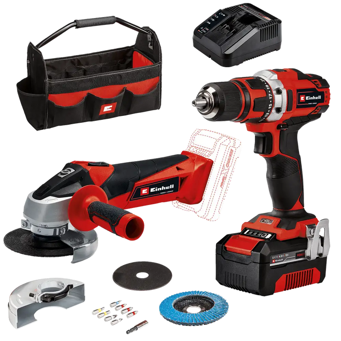 Акумулаторен комплект Einhell TE-TK 18/2 Li Kit