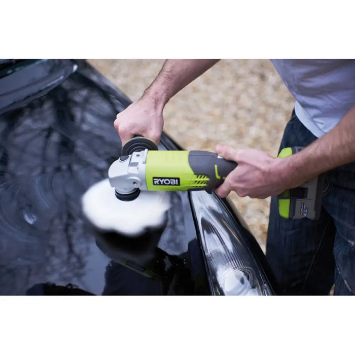 АКУМУЛАТОРЕН ЪГЛОШЛАЙФ RYOBI R18AG-0 18 V 115 мм БЕЗ