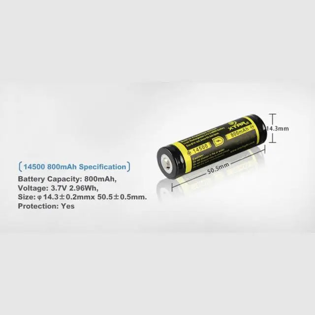 Акумулаторна батерия LiIon AA R6 3,7V 800mAh XTAR