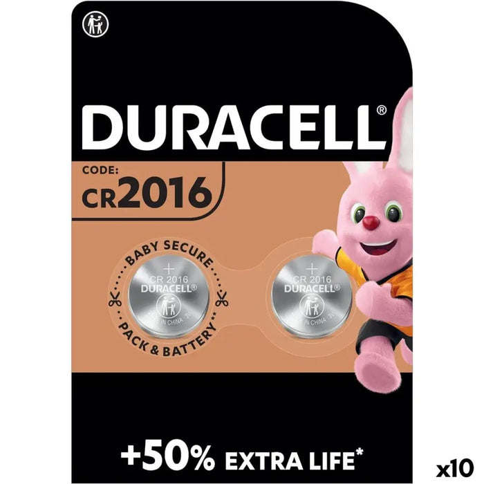 Акумулаторна батерия DURACELL DL2016 K2 3 V (10 броя)