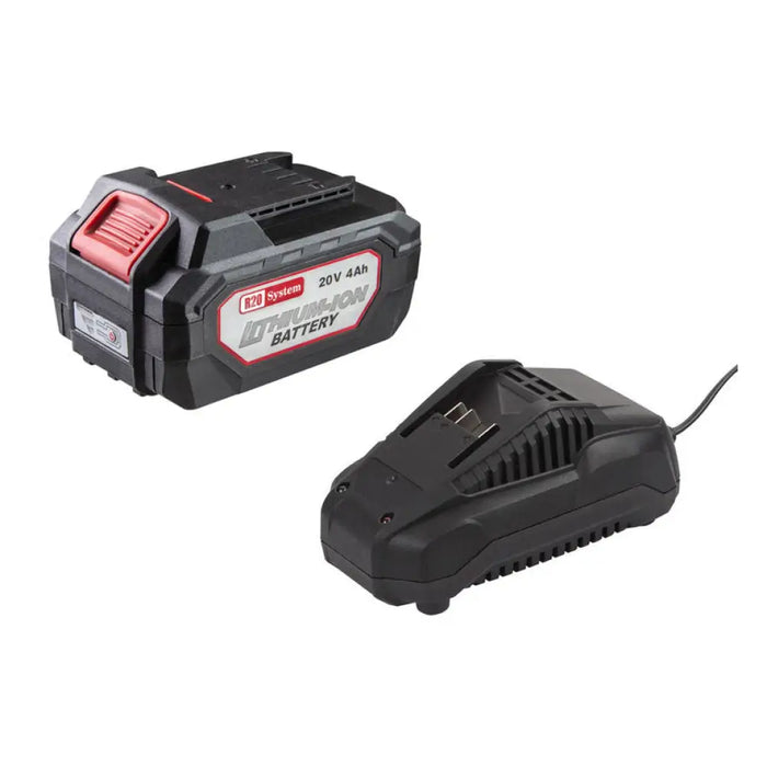 АКУМУЛАТОРНА БАТЕРИЯ И ЗАРЯДНО УСТРОЙСТВО 20 V 4 AH RAIDER