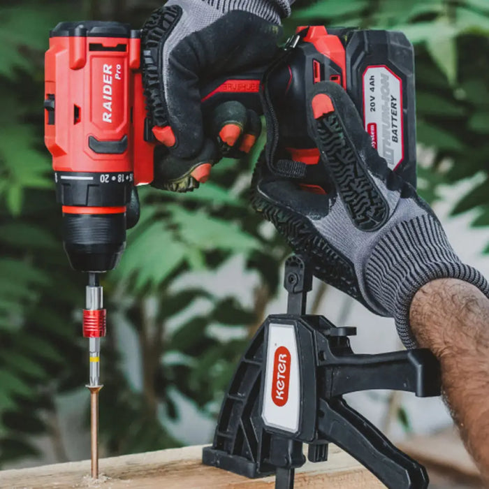 АКУМУЛАТОРНА БЕЗЧЕТКОВА БОРМАШИНА RAIDER PRO RDP-PBCDI20 20