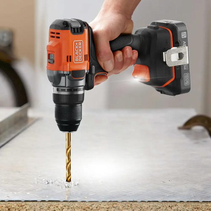 АКУМУЛАТОРНА БОРМАШИНА BLACK&DECKER BLD682D1XK 18 V 50.00