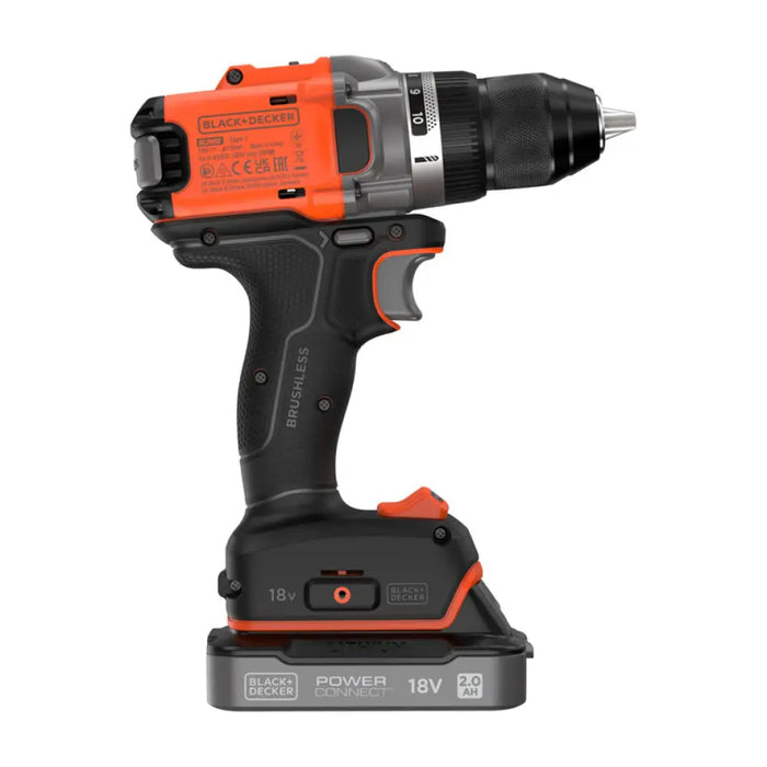 АКУМУЛАТОРНА БОРМАШИНА BLACK&DECKER BLD682D1XK 18 V 50.00