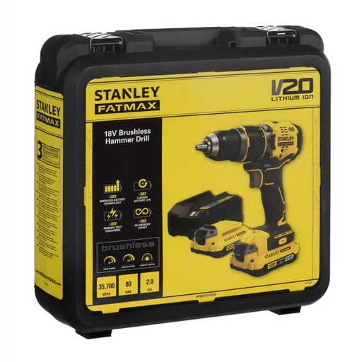 Акумулаторна бормашина STANLEY SFMCD721D2K 18V