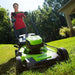 Акумулаторна косачка 60V 4Ah 46 cm Greenworks GD60LM46HPK4