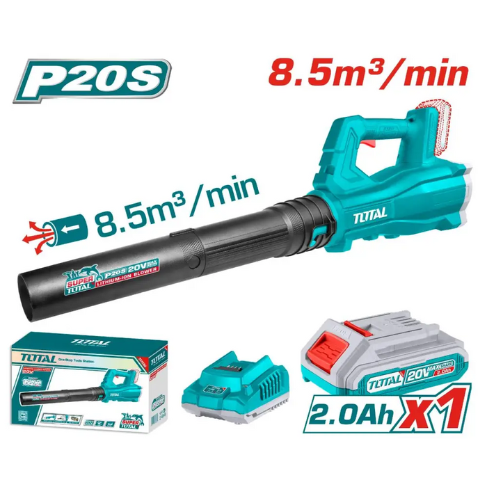 АКУМУЛАТОРНА МЕТЛА TOTAL 20V/2AH