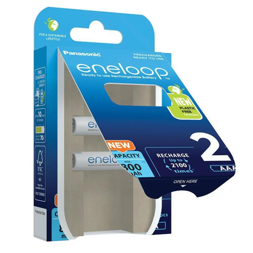 Акумулаторни батерии PANASONIC ENELOOP AAA 800 mAh 2 szt