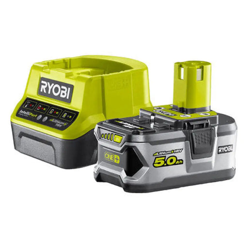 АКУМУЛАТОРНА БАТЕРИЯ И ЗАРЯДНО УСТРОЙСТВО 18 V 5 AH RYOBI