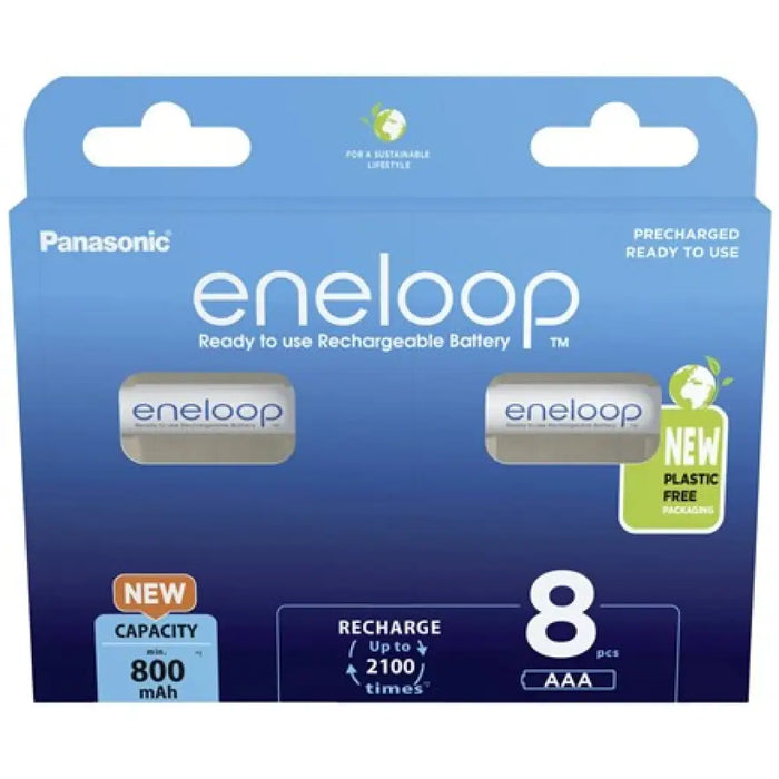 Акумулаторни батерии PANASONIC ENELOOP AAA 800 mAh 8 szt