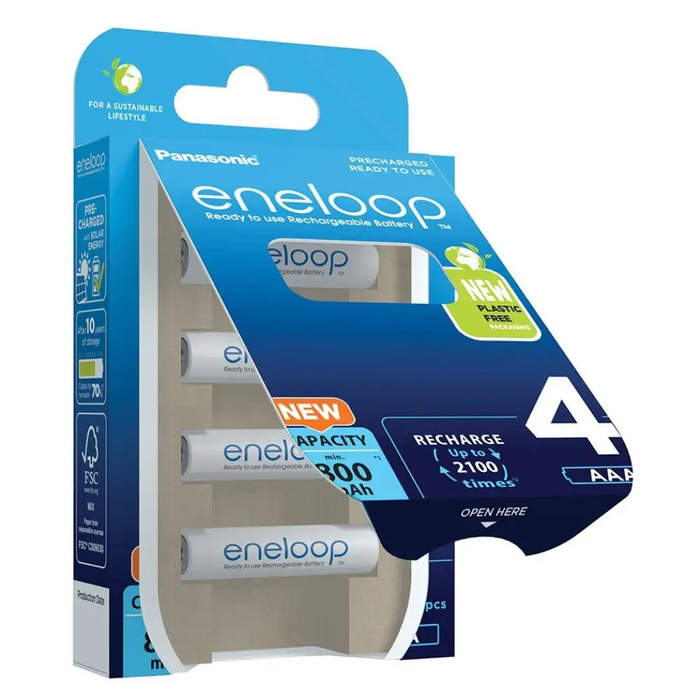 Акумулаторни батерии PANASONIC ENELOOP AAA 800 mAh 4 szt